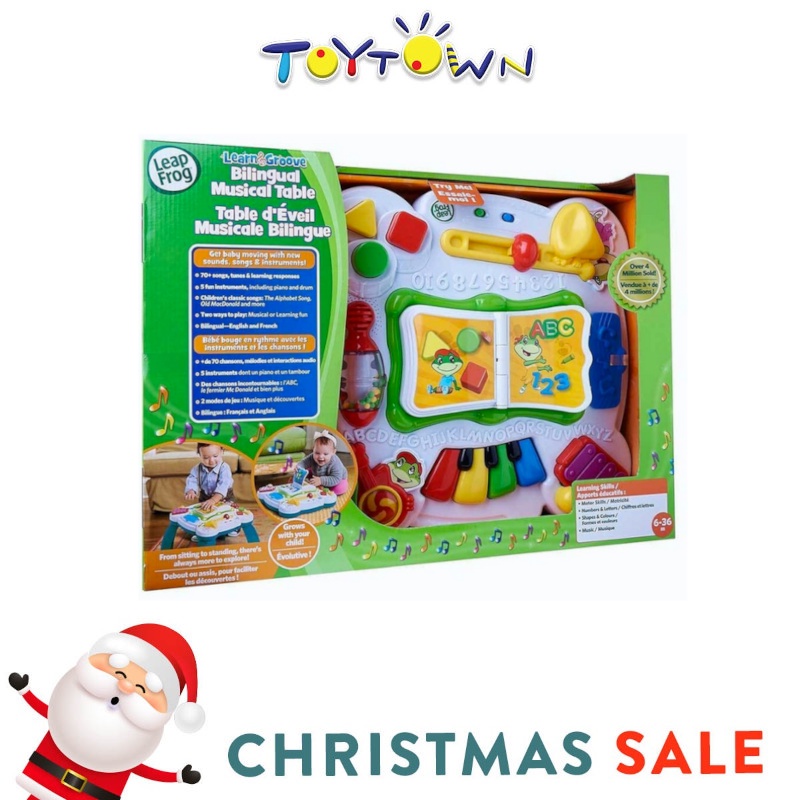 Leapfrog bilingual musical sales table