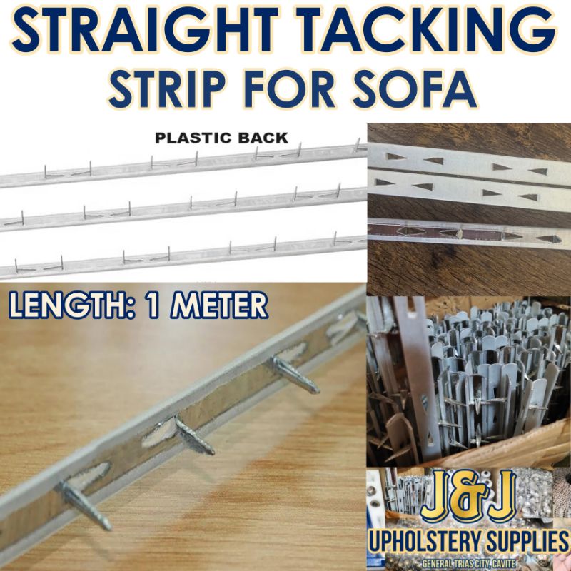 10pcs Upholstery Tacking Strip For Sofa Furniture With Plastic Cover (10 Pieces/set),tacking