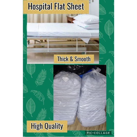 Flat sheet or top sheet for hospital,home use Shopee Philippines