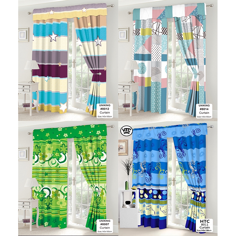 Sale Fresh Home Good Quality Curtain Bathroom Living Room No Ring(1pcs ...