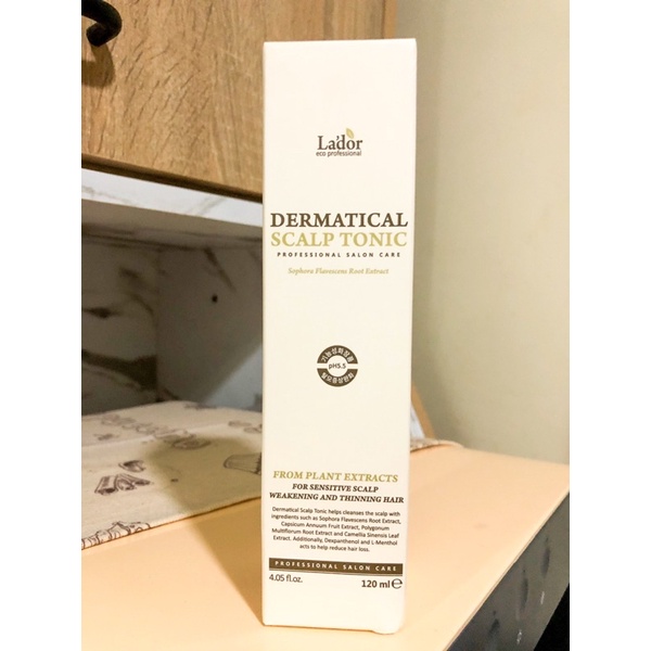 Lador DERMATICAL SCALP TONIC ORIGINAL BPOM 120 ML | Shopee Philippines