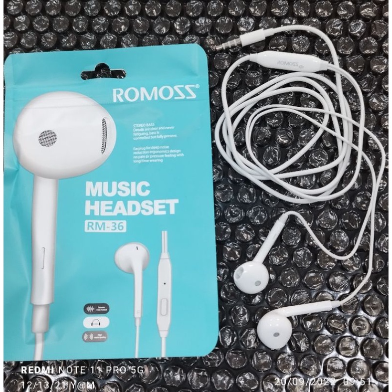 Romoss earphone new arrivals