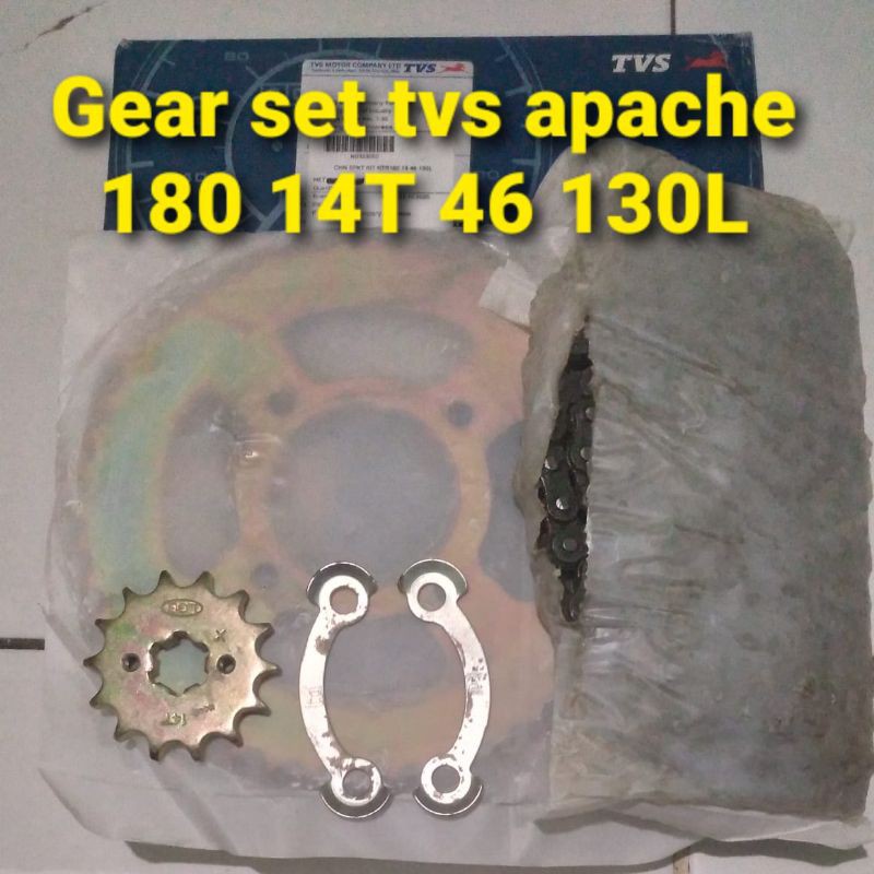 Gear set TVS APACHE RTR 180 Original | Shopee Philippines
