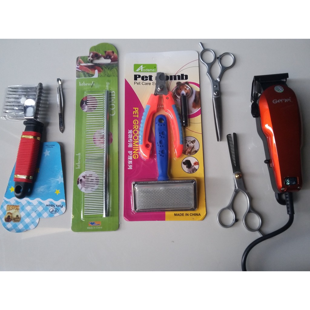 Shih tzu grooming sales tools