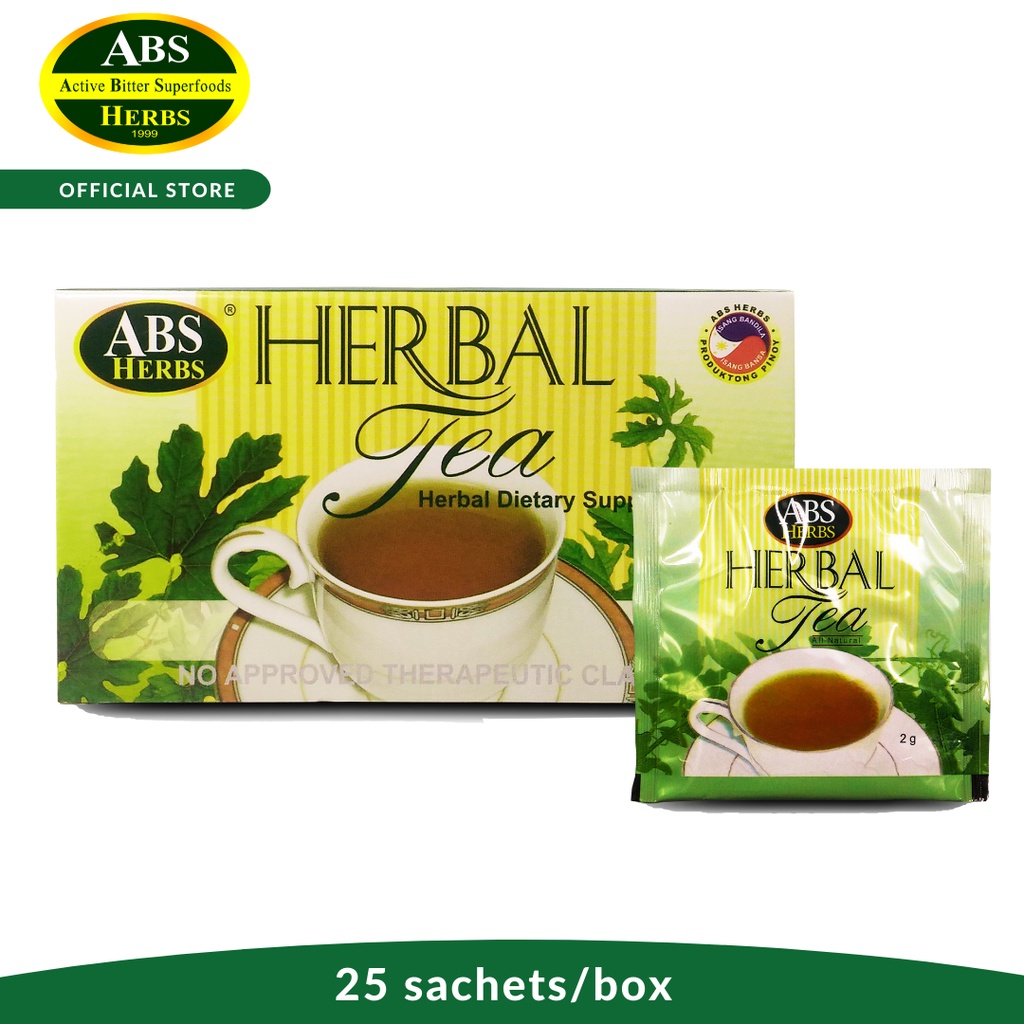ABS Herbal Tea Boost Metabolism, Detoxify, and Embrace Vitality! 2 grams, 25 Sachets/Box