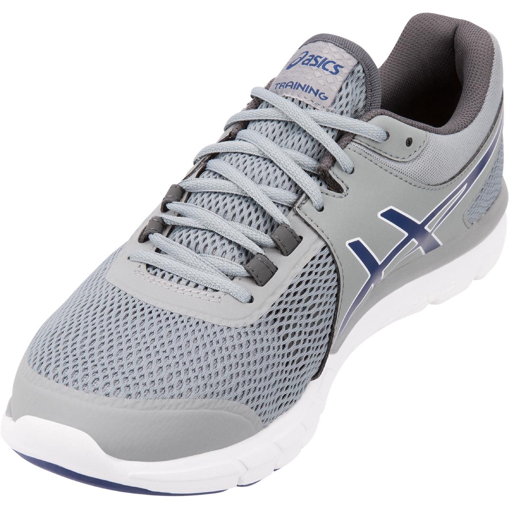 ASICS Men GEL CRAZE TR 4 Training Shoes in Stone Grey Blue Print Shopee Philippines