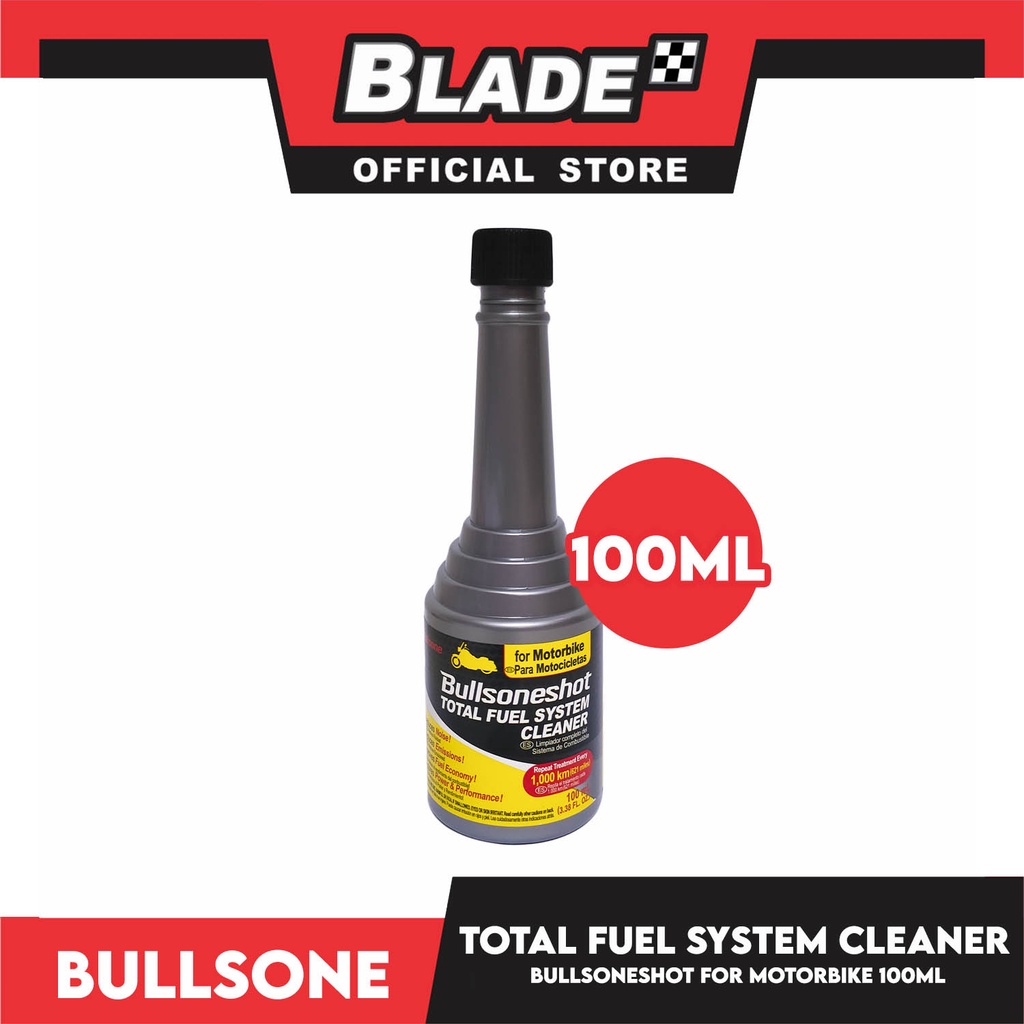 Bullsoneshot For Motorbike Total Fuel System Cleaner 100ml (Fuel