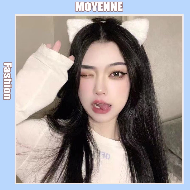 E-TING Cat Fox Long Fur Ears Anime Cosplay Headband - Foto 2