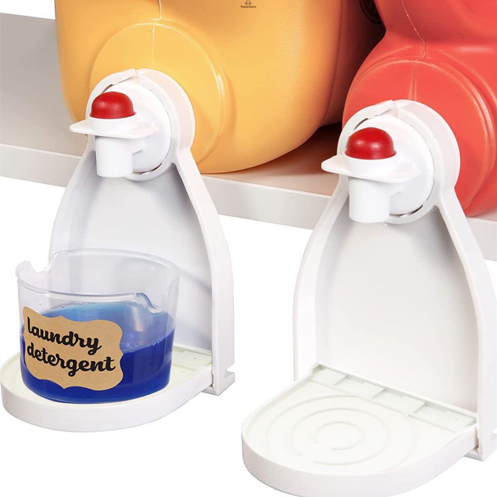 New Laundry Detergent Cup Holder Liquid Detergent Glass Shelf Two Packs