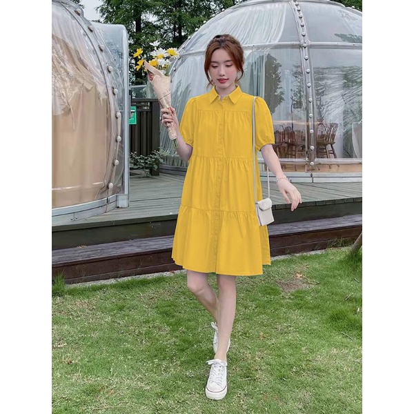 BAAO Bestseller Korean plain High Quality polo dress | Shopee Philippines