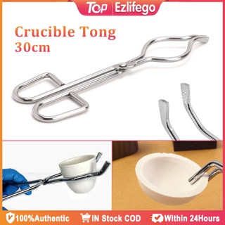 TN Lab Supply Tongs Crucible Stainless Steel 25cm Lab Hand Tools Crucible  Tongs