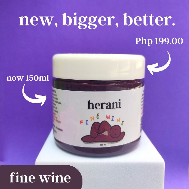 NEW! Fine Wine (150 ml) Herani Hair Color Conditioner | Shopee Philippines