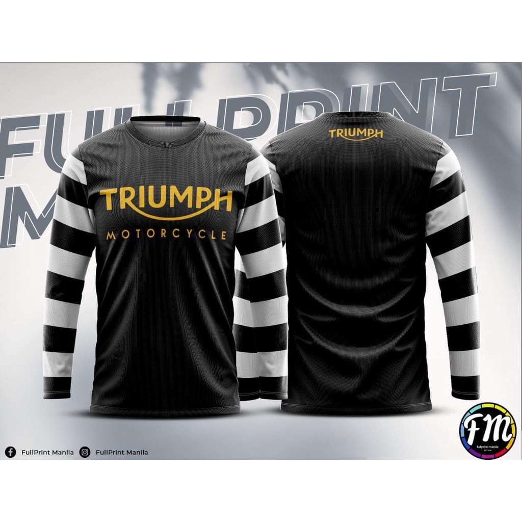 TRIUMPH RIDING JERSEY FULL SUBLIMATION T02 | Shopee Philippines
