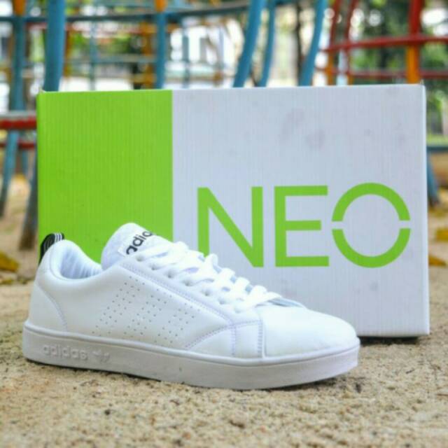 Adidas neo advantage outlet white price