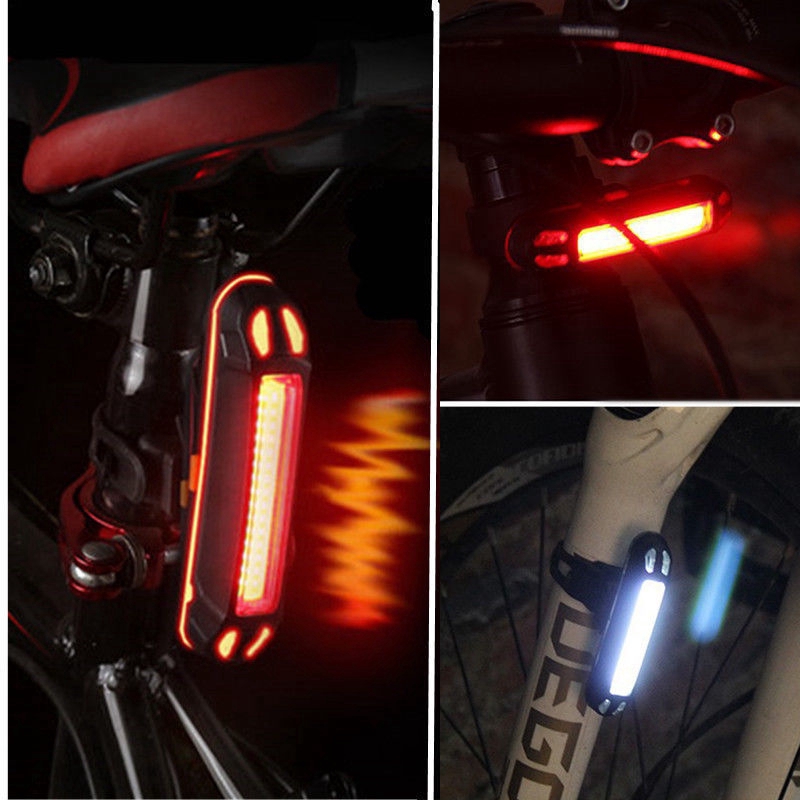 Bike light Bicycle LED Taillight Cycling Rear Tail Safety Warning light ...