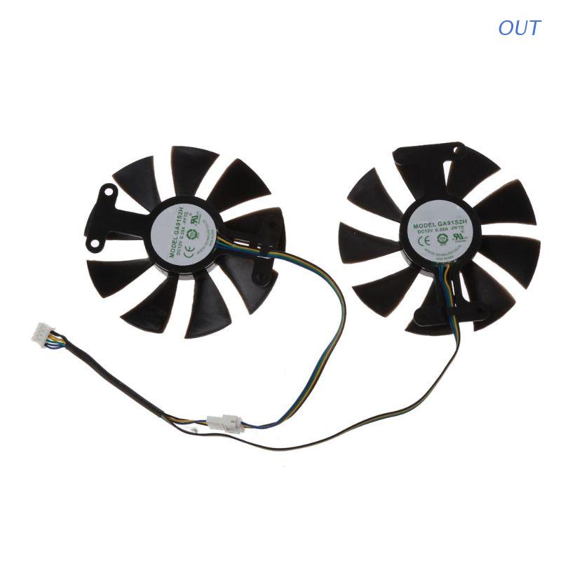 OUT 85MM GA91S2H 4Pin Quiet VGA Fan Graphics Card Cooling Fan for Zotac ...