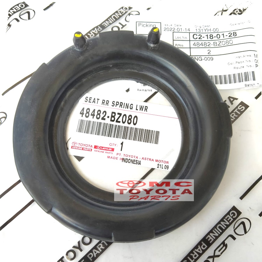 Rear Lower Coil Spring Rubber for Agya Ayla 48482-BZ080 | Shopee ...