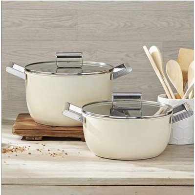 Smeg Korea Made in Italy, SMEG Cookware Casserole 24cm/ 26cm | Shopee ...