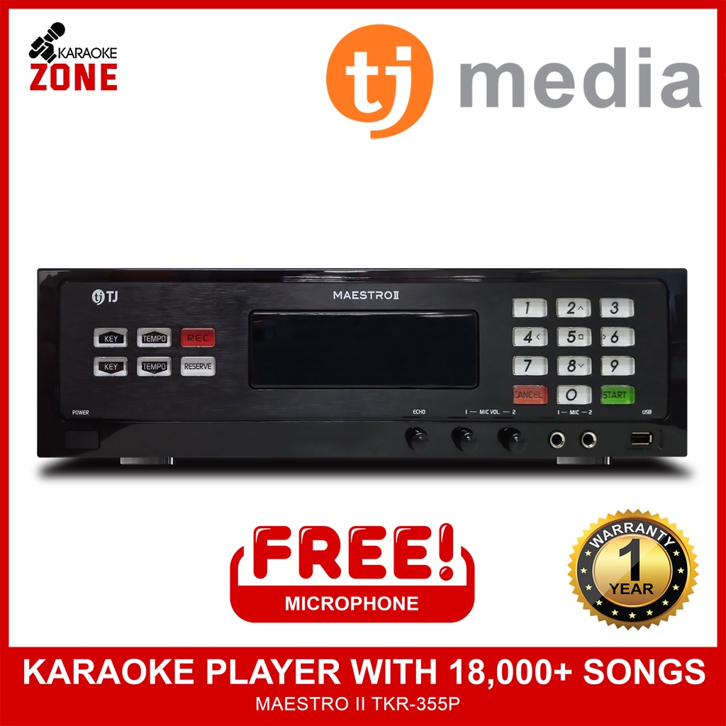 TJ Media Maestro 2 / TKR 335P Karaoke Player / TJ MEDIA MAESTRO / TJ