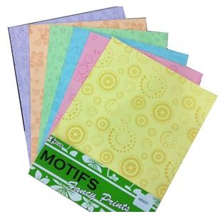 Motifs Colored Paper w/design | Shopee Philippines