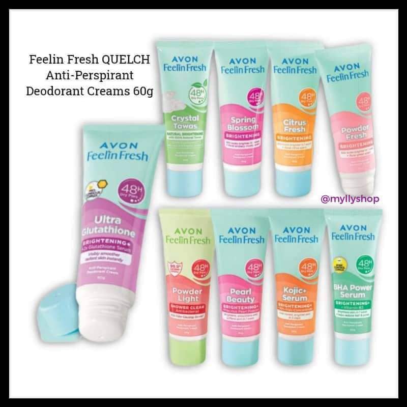 AVON QUELCH DEODORANT CREAM 60G Shopee Philippines