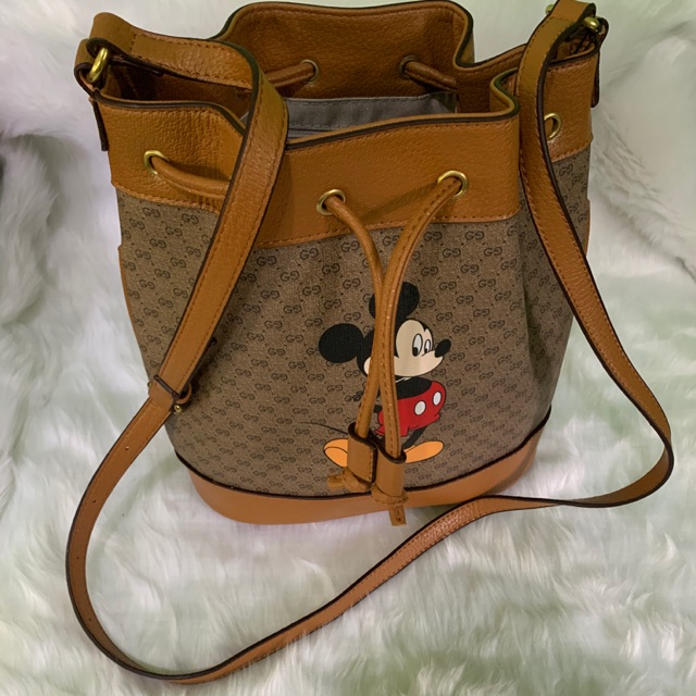 Bucket Mickey Mouse Print Gucci Bag Shopee Philippines