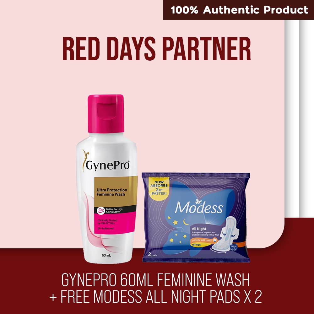 Menstrual Hygiene Kit Gynepro Ultra Protection Feminine Wash 60ml