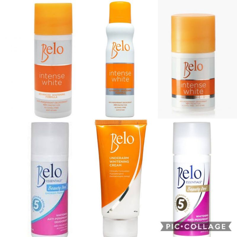 Belo Intense Whitening Underarm Cream/Deodorant Roll On/Spray 25ml/40ml Shopee Philippines