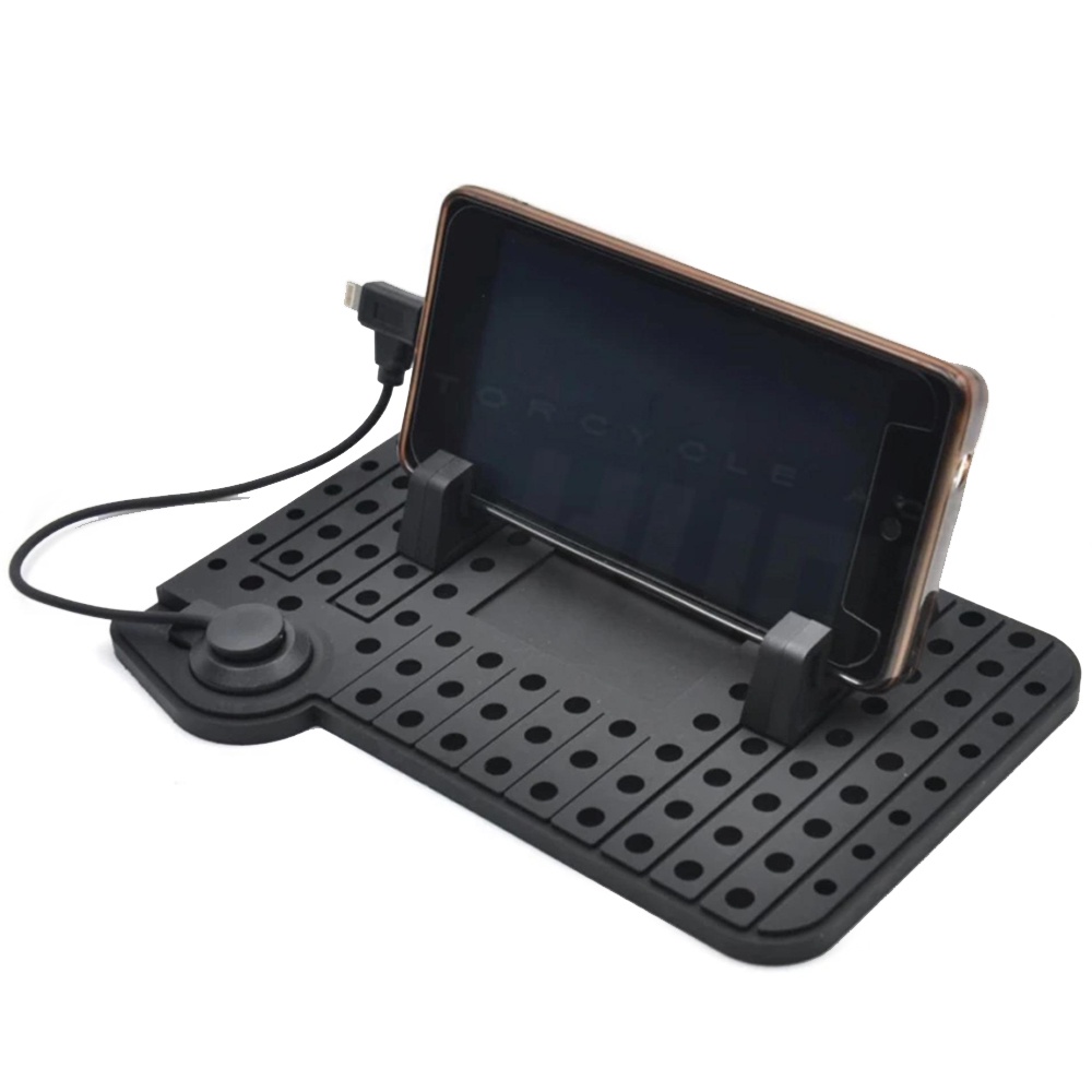 Estore Super flexible silicone mobile car holder (black) Shopee