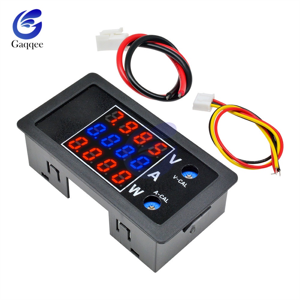 Gaqqee Dc 0 100v 10a 1000w Led Digital Voltmeter Ammeter Wattmeter Voltage Current Power Supply 