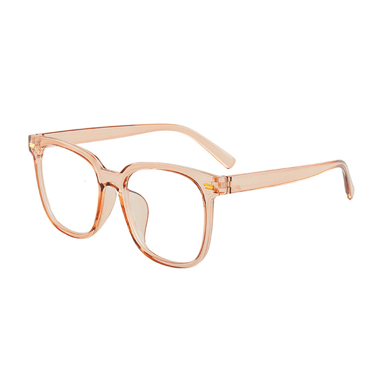 Lady Anti-radiation Computer Glasses Frame Retro Transparent Big Frame ...