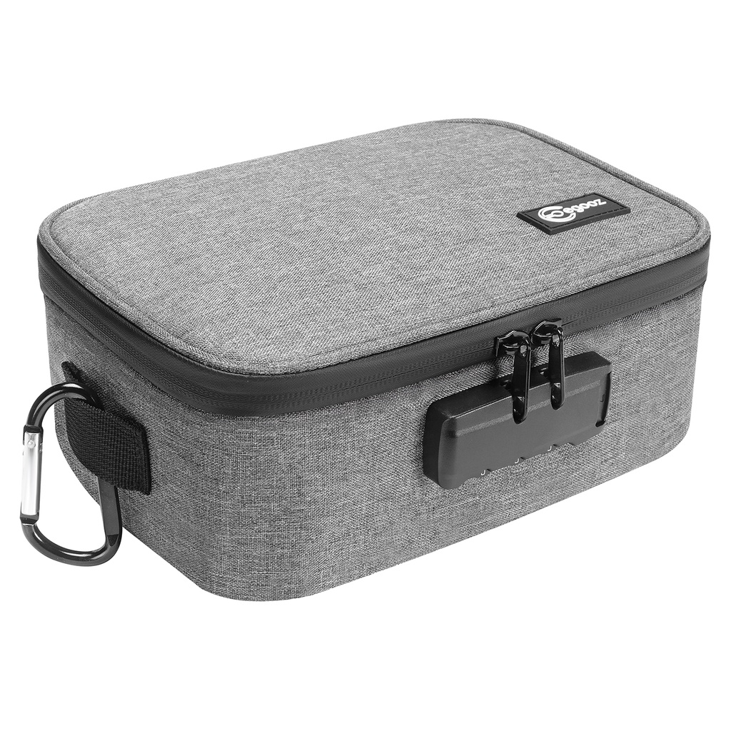 Portable Stash Box Lock Activated Carbon Odorless Smell Proof Bag - China  Smell Proof Bag and Odorless Bag price