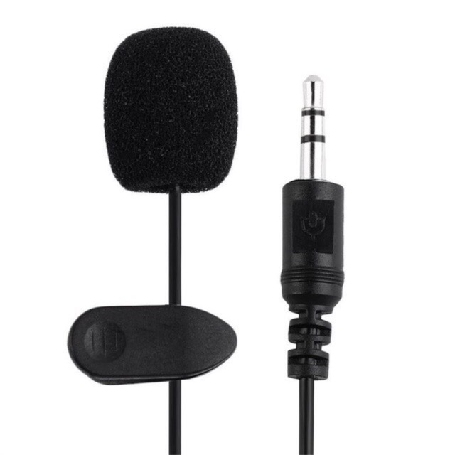 3.5mm Mini Studio Speech Microphone Clip On Lapel For PC,for Mobile ...