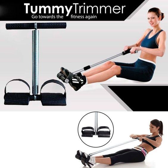 Tummy Trimmer Spring Metal Exercise Waist Workout Fitness Equipment Gym For  Men and Women FREE Sweat