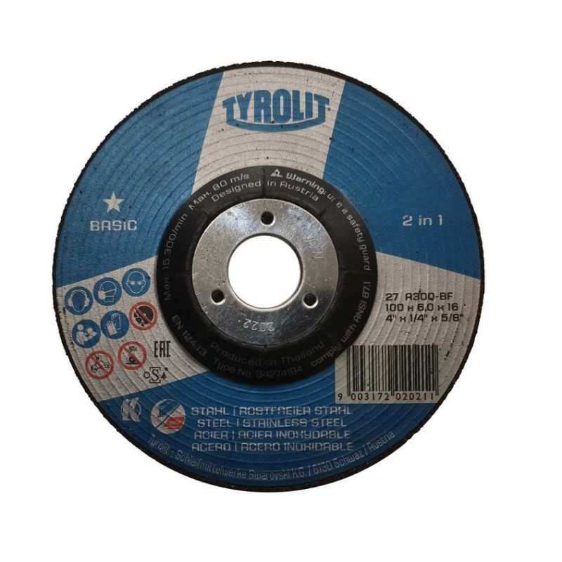 TYROLIT ORIGINAL GRINDING DISC 4 (SOLD PER PIECE) | Shopee Philippines