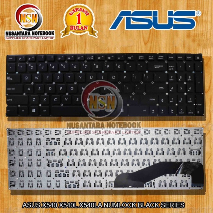 Asus X540 X540L X540LA NUMLOCK BLACK SERIES Laptop Keyboard Shopee