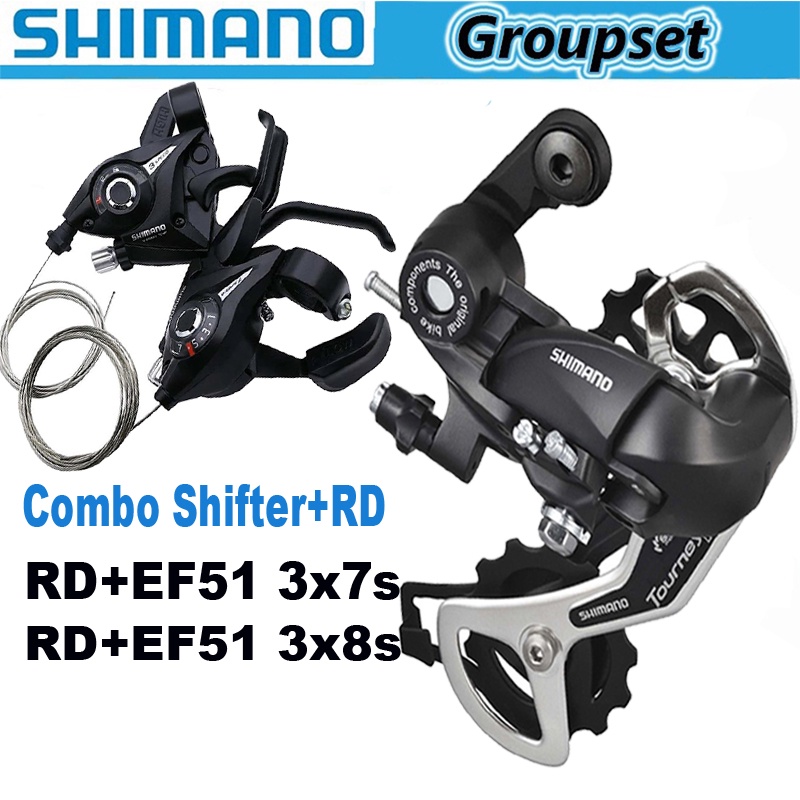 CYSKY Bike Shifter Levers 1 Pair 3x9 Speed Gear Shifter Mountain Bicycle Derailleur With Gear Indicator Right And Left Thumb Shift Levers Combo