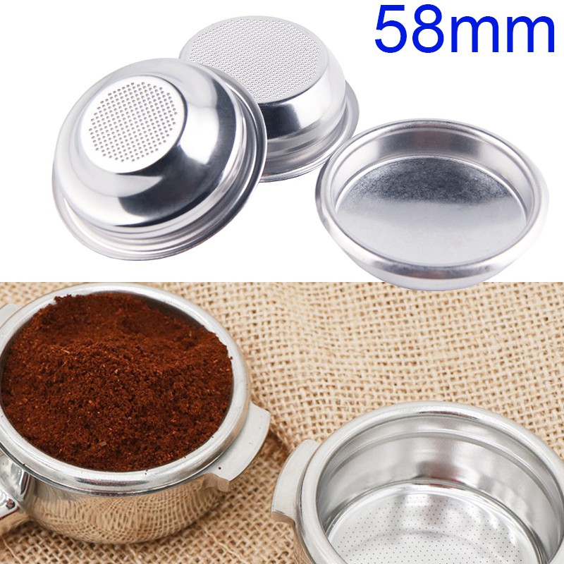 Coffee Filter Cup 58mm Non Pressurized Filter Basket For E61 Head
