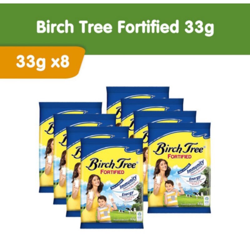 Birch Tree Fortified 33g x 8 pieces Shopee Philippines