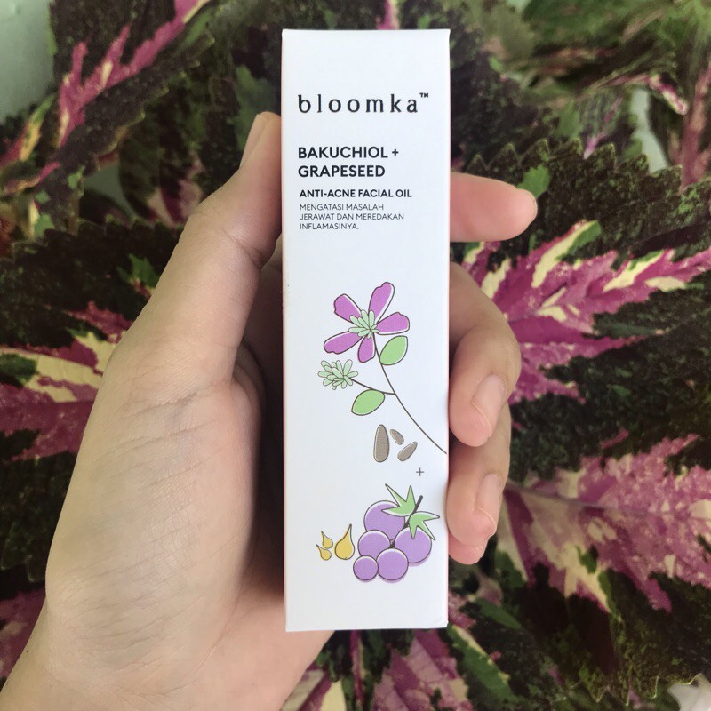 (New) Bakuchiol + Grapeseed Bloomka Anti Acne Facial Oil | Shopee ...