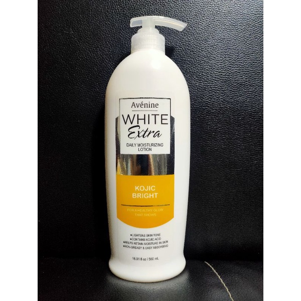 AVENINE White Extra Kojic Bright Body Lotion 500ml Shopee Philippines