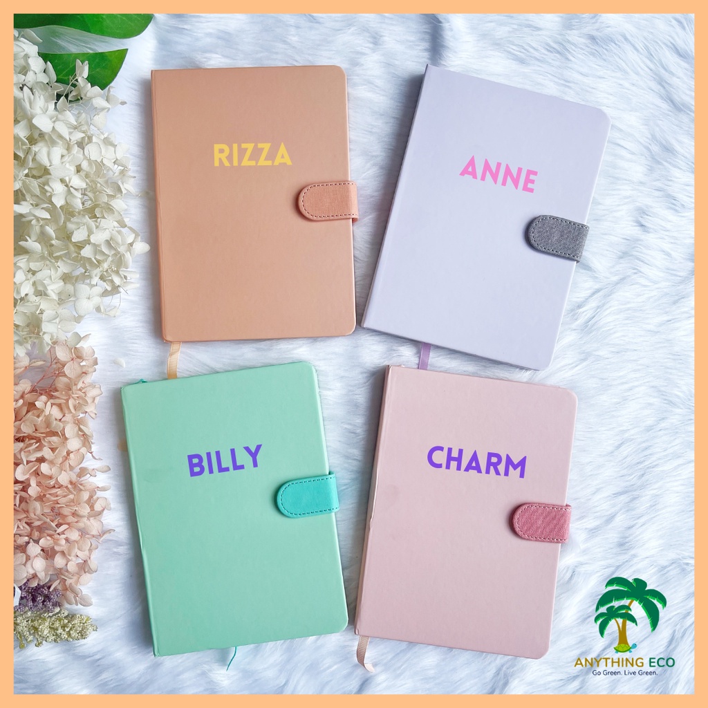 Personalized Pastel Hardbound Journal Notebook (N4 Style) | Shopee ...