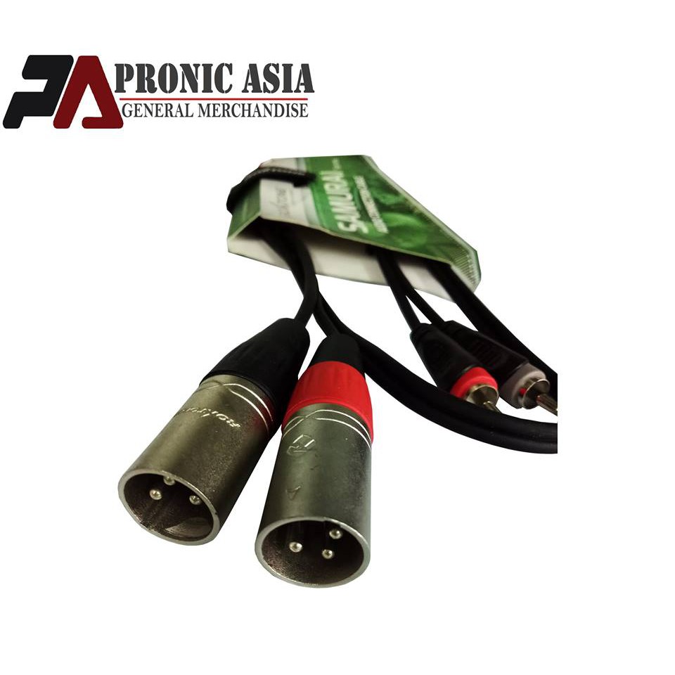 CAVO SPLITTER DA XLR A Doppio RCA Da XLR A RCA Y Cavo Splitter 3 Pin - Foto 9