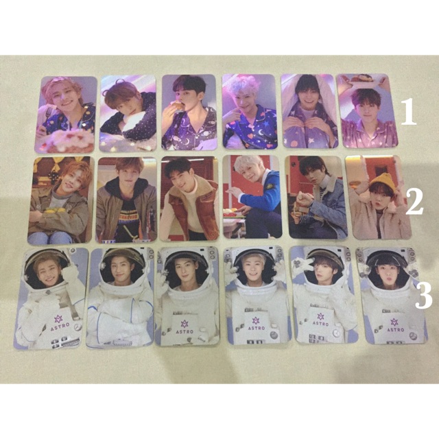 ONHAND] ASTRO 3rd Official Fanclub Photocards (per piece) | Shopee