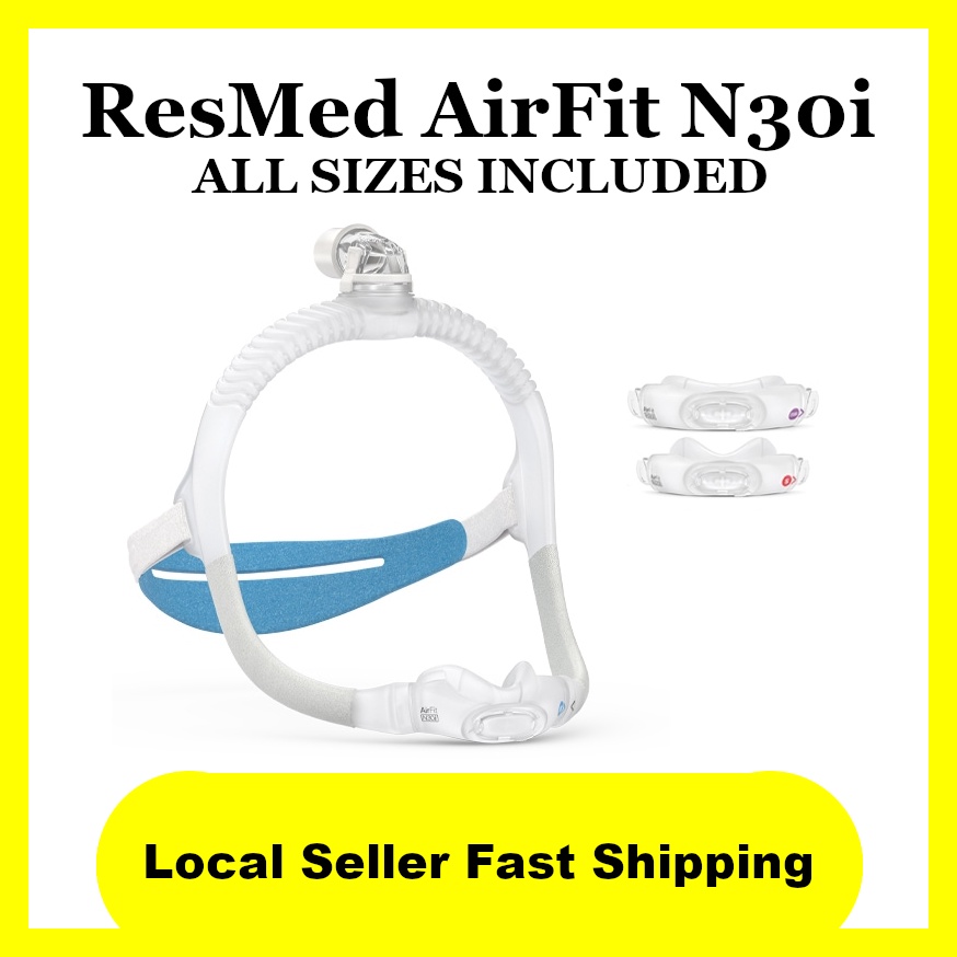 Resmed Airfit N30i Nasal Cpap Mask Multiple Sizes Included For