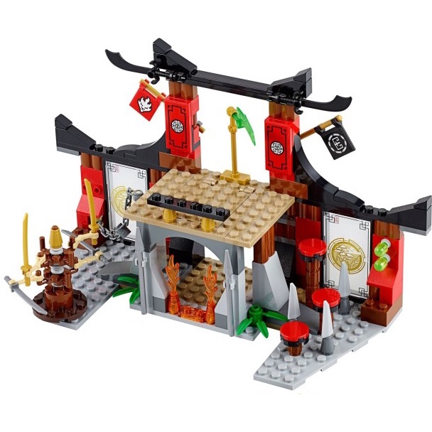 Lego Ninjago 2015 TOURNAMENT OF ELEMENTS 70756: Dojo Showdown Building ...