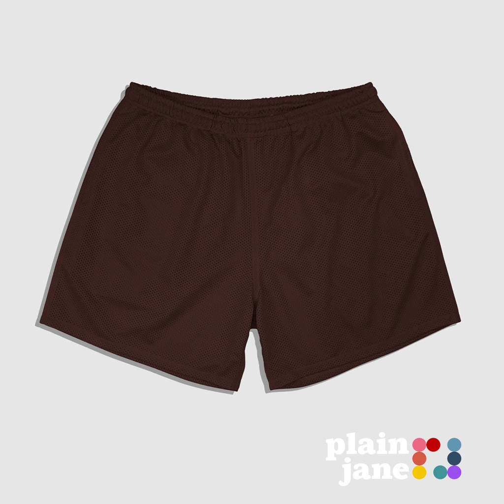 Plain Jane Easy Track Shorts - Chocolate Brown