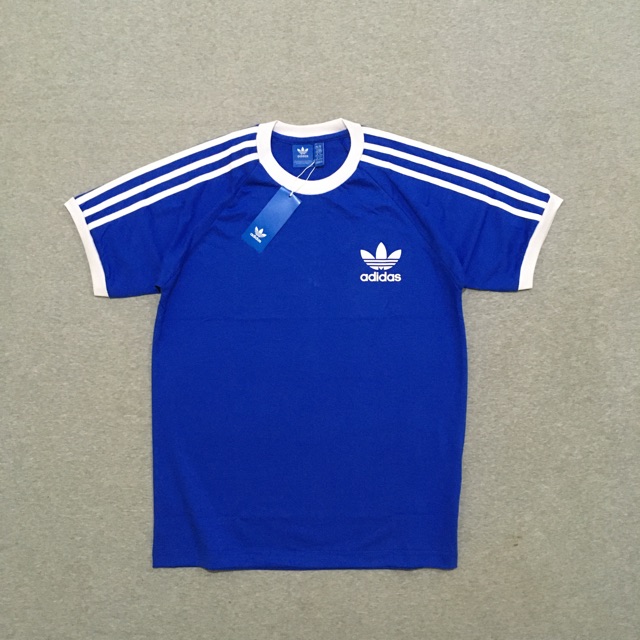 Adidas california t shirt blue yellow online