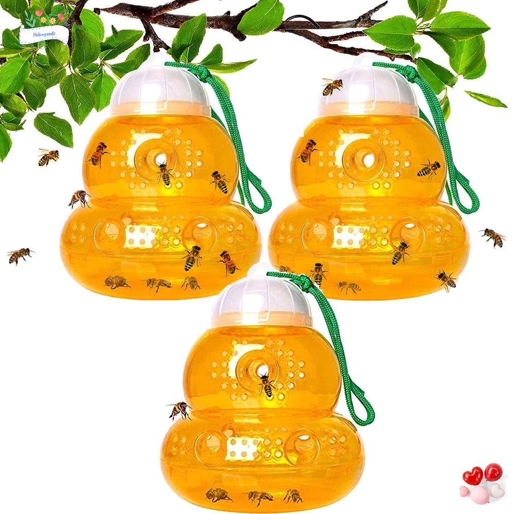 YOLA Hourglass-shaped Bee Trapper Hornets Wasp Killer Wasp Trap Wasp ...