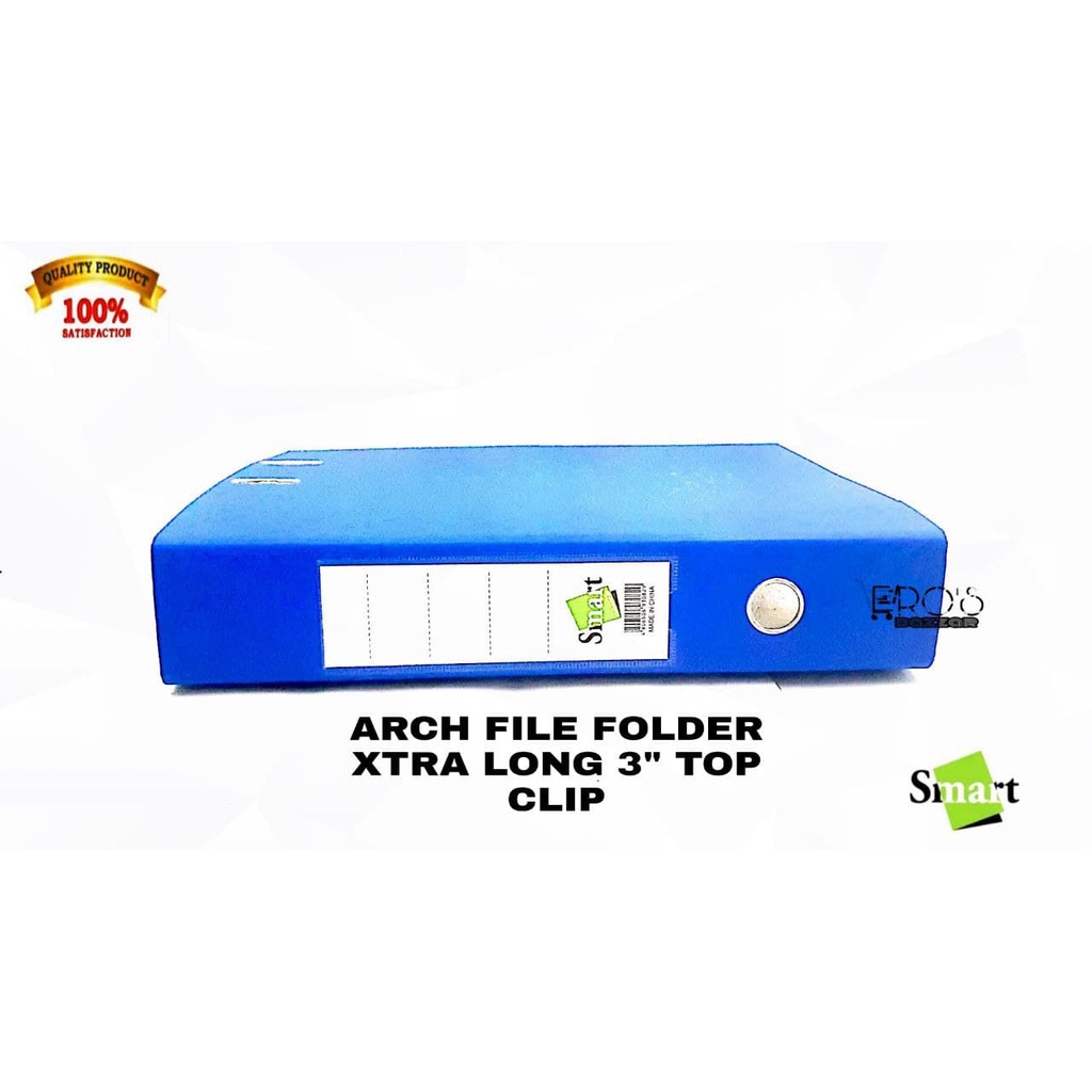 Arch File Folder HARD COVER 3" EXTRA LONG w/ Top Mechanism Shopee